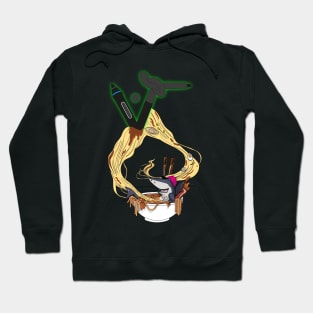 ramen shark Hoodie